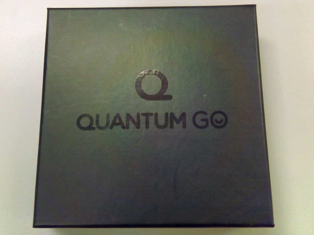 Esta é a unboxing do Quantum GO. Elegante, não acha?