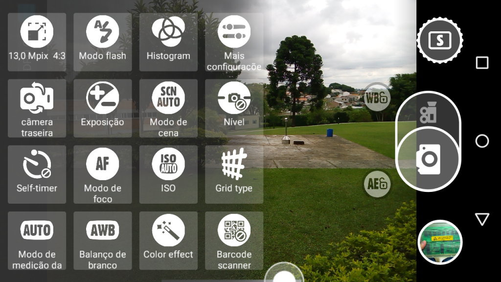 Apps para fotografia: ajustes do app na câmera