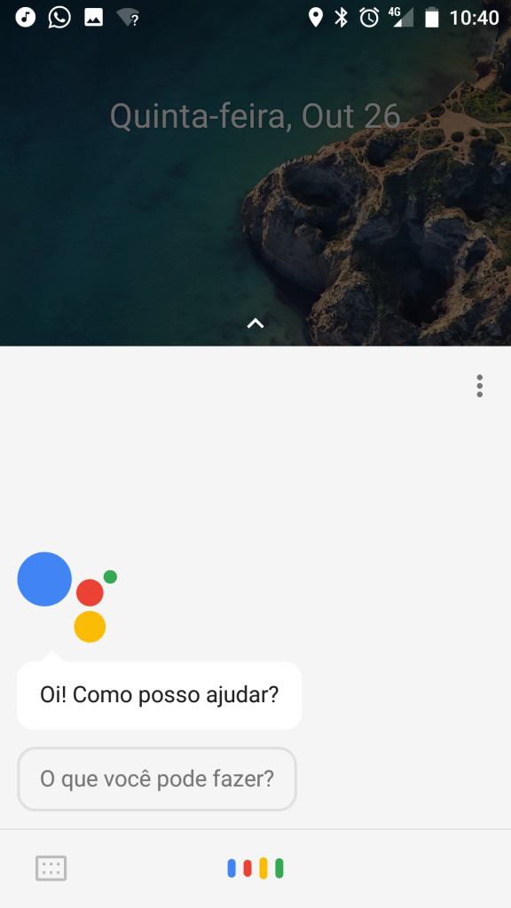 google assistant interface