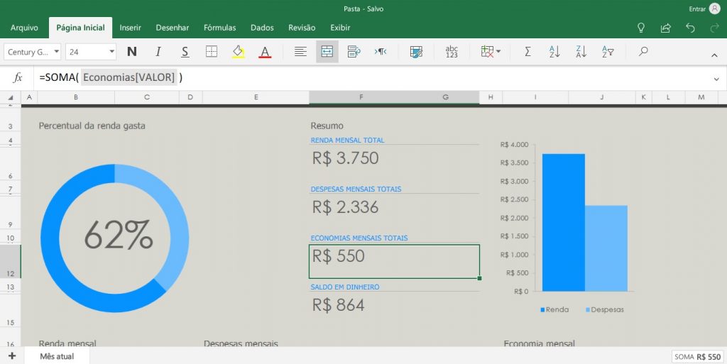 office para android excel